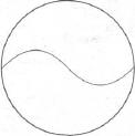 Ключ -подсказка к рисунку-эмблеме - круг с вписанной синусоидой. "Длина волны" синусоиды и, следовательно, диаметр круга, в который она вписана, изображают в условном масштабе длину волны Евпаторийского локатора 6 см.