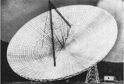 Рис. 1.9.3. 90-метровый радиотелескоп НРАО