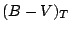 $(B-V)_T$
