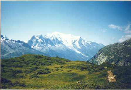This is the Mont-blanc peak.